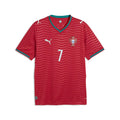 Men's Portugal 2026 Home V-Neck Short Sleeve Soccer Jersey