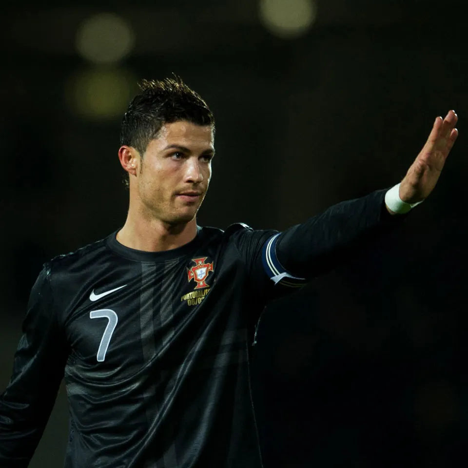 2013 Portugal Away Black Retro Player Version Long Sleeve Jersey 球员版 长袖 Back