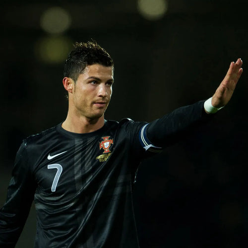 2013 Portugal Away Black Retro Player Version Long Sleeve Jersey 球员版 长袖 Back