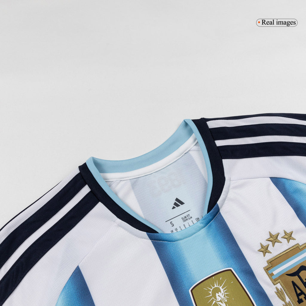 J.ÁLVAREZ #9 Argentina Home Soccer Jersey World Cup 2026 Blue&White Image 4