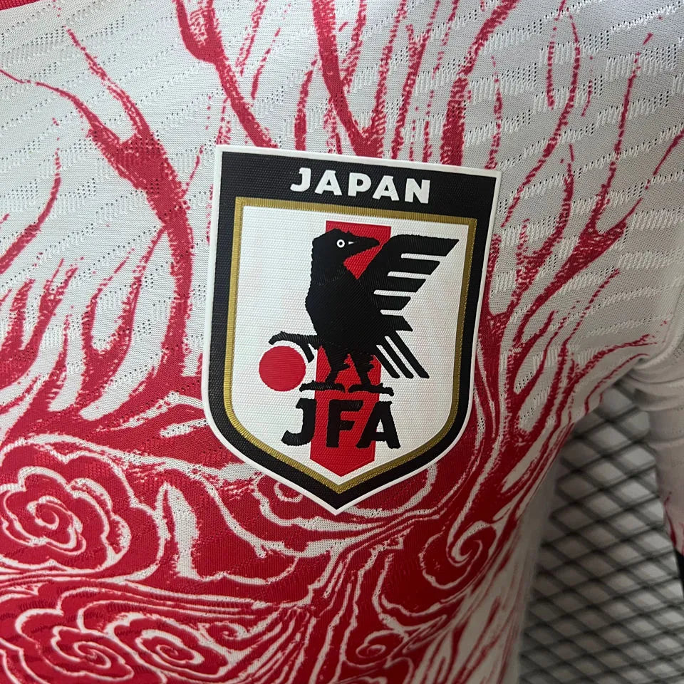 2024/25 Japan Special Edition White Player Version Jersey Detail 2