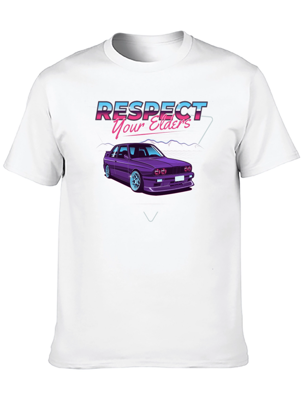 Respect Your Elders Car Graphic T-Shirt