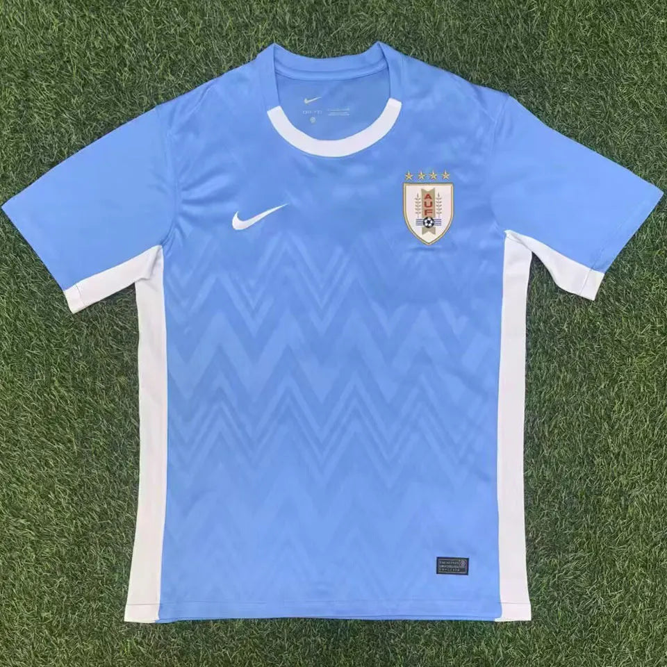 2025/26 Uruguay Home Blue Fans Jersey 乌拉圭 Front