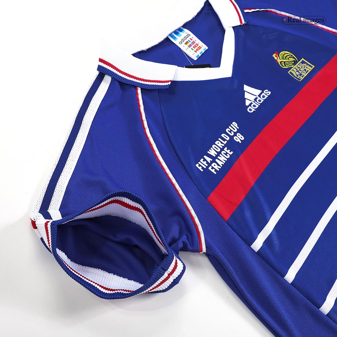 France World Cup Home Jersey Retro 1998 Image 6
