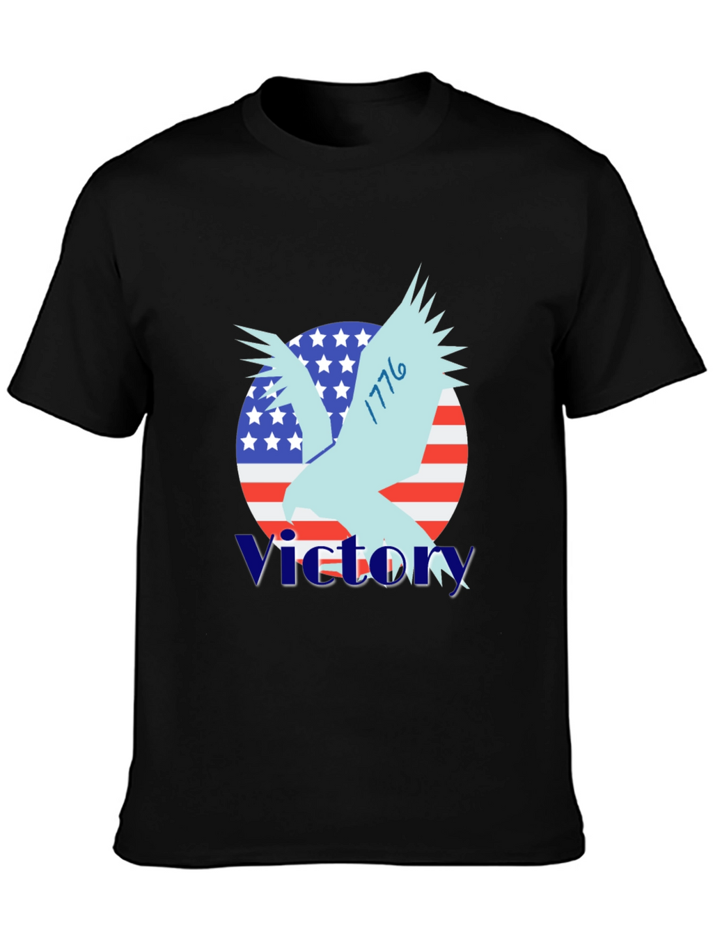 Patriotic Eagle 1776 T-Shirt - Victory Design