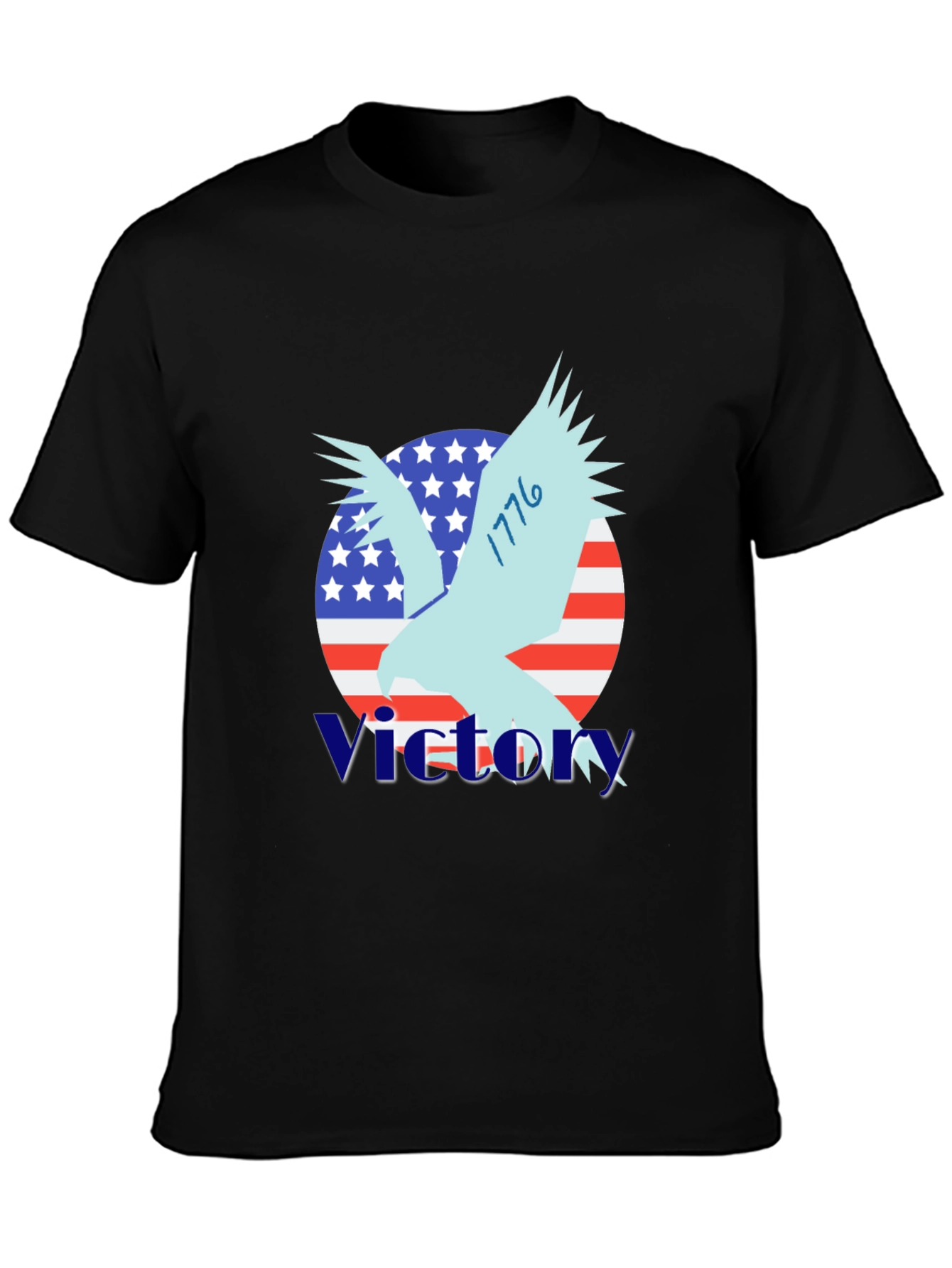 Patriotic Eagle 1776 T-Shirt - Victory Design