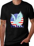 Patriotic Eagle 1776 T-Shirt - Victory Design