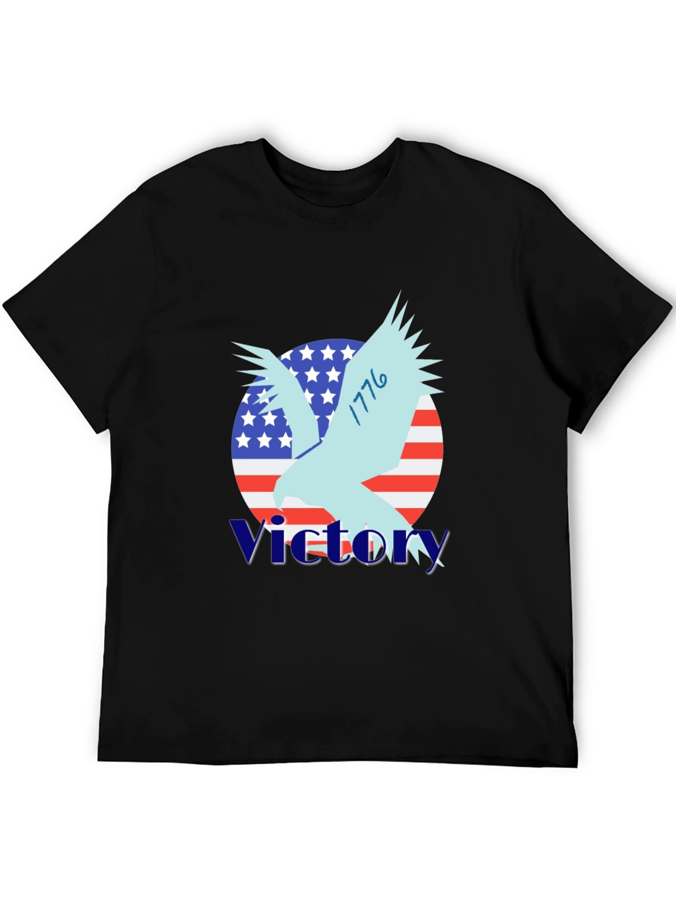 Patriotic Eagle 1776 T-Shirt - Victory Design