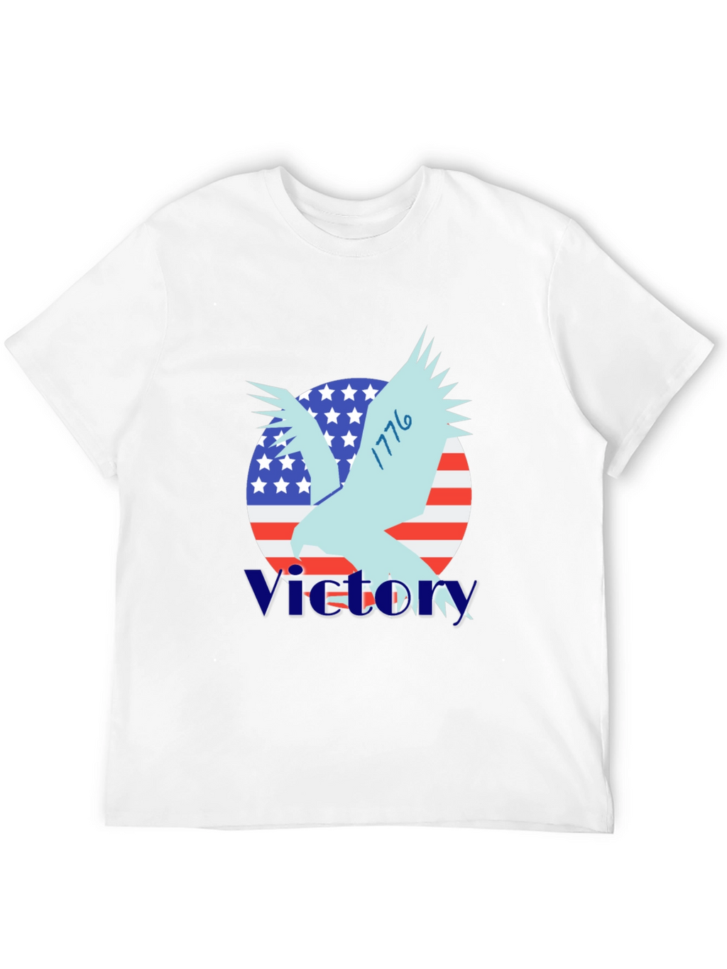 Patriotic Eagle 1776 T-Shirt - Victory Design