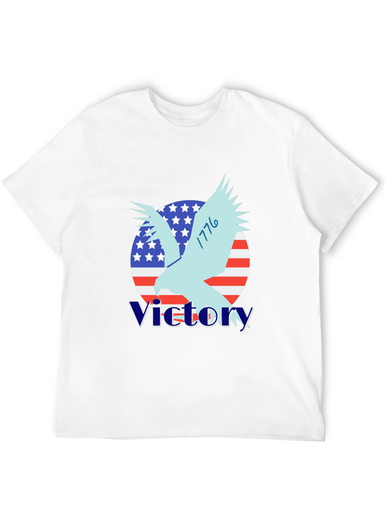 Patriotic Eagle 1776 T-Shirt - Victory Design
