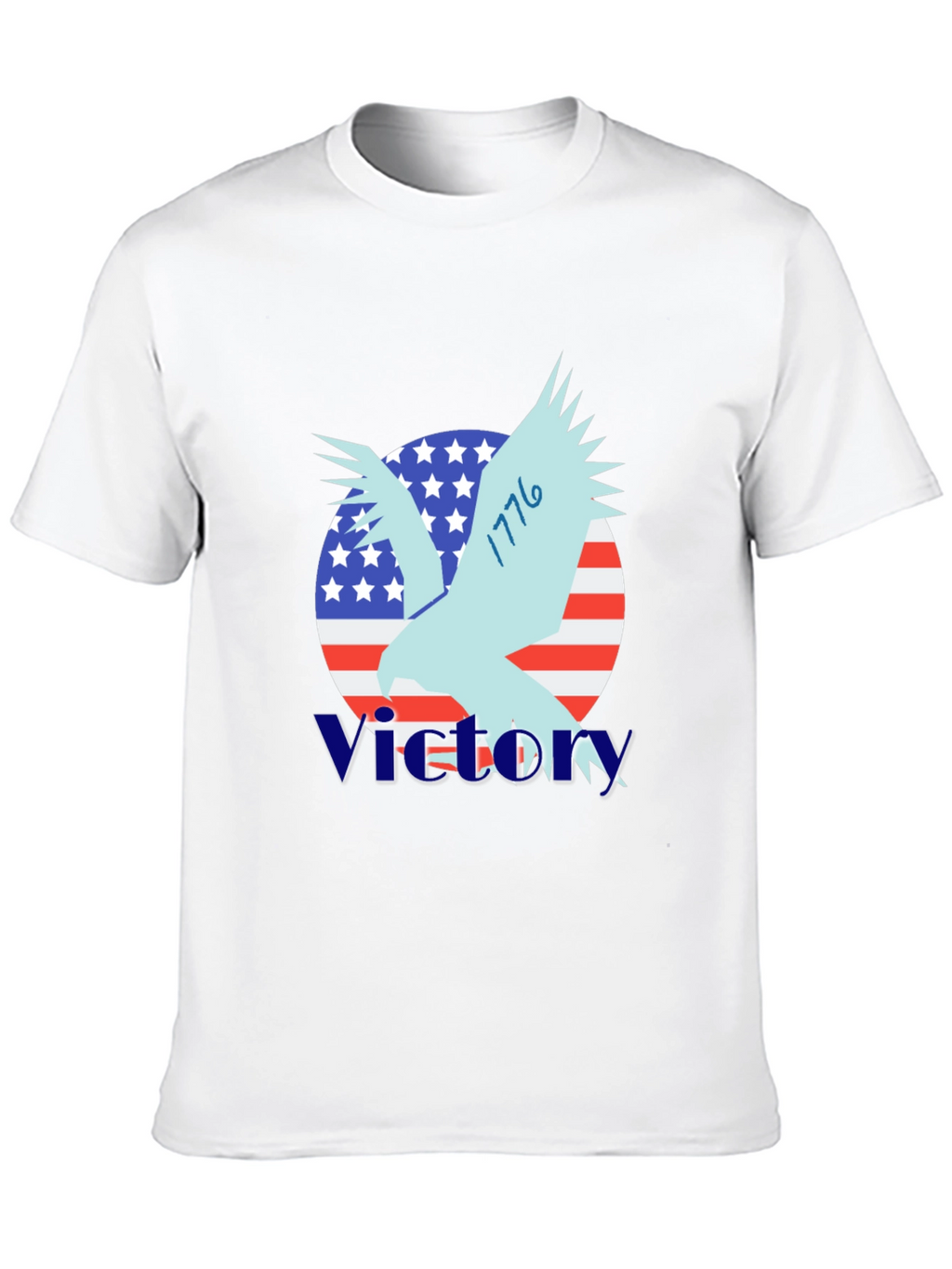 Patriotic Eagle 1776 T-Shirt - Victory Design