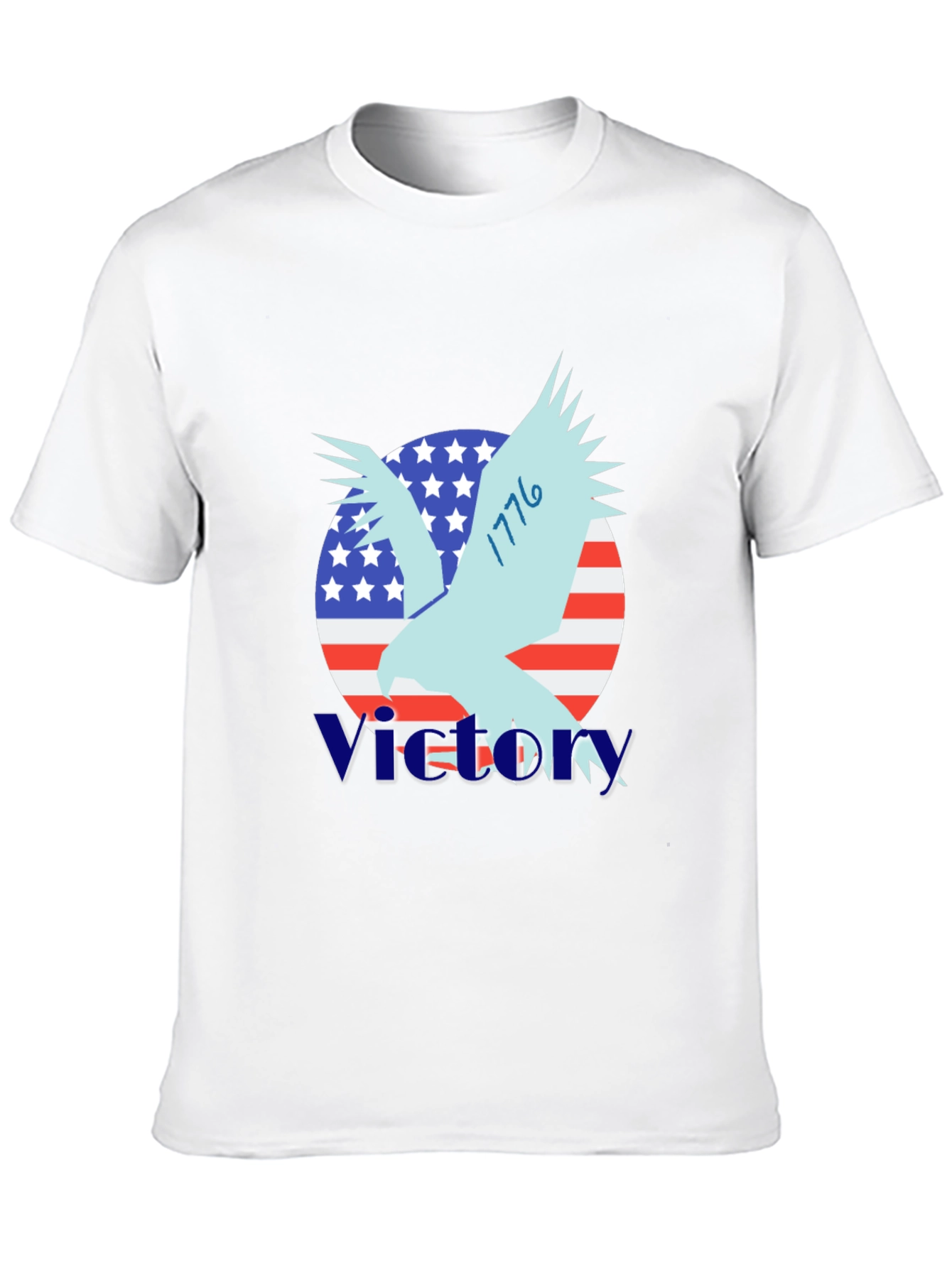 Patriotic Eagle 1776 T-Shirt - Victory Design