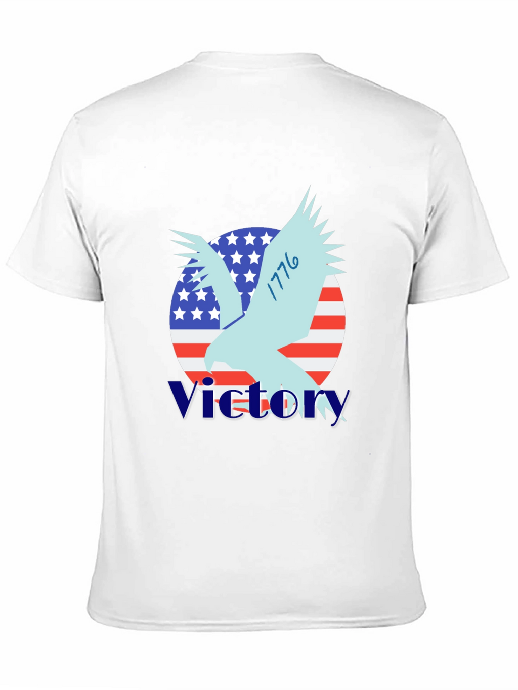 Patriotic Eagle 1776 T-Shirt - Victory Design