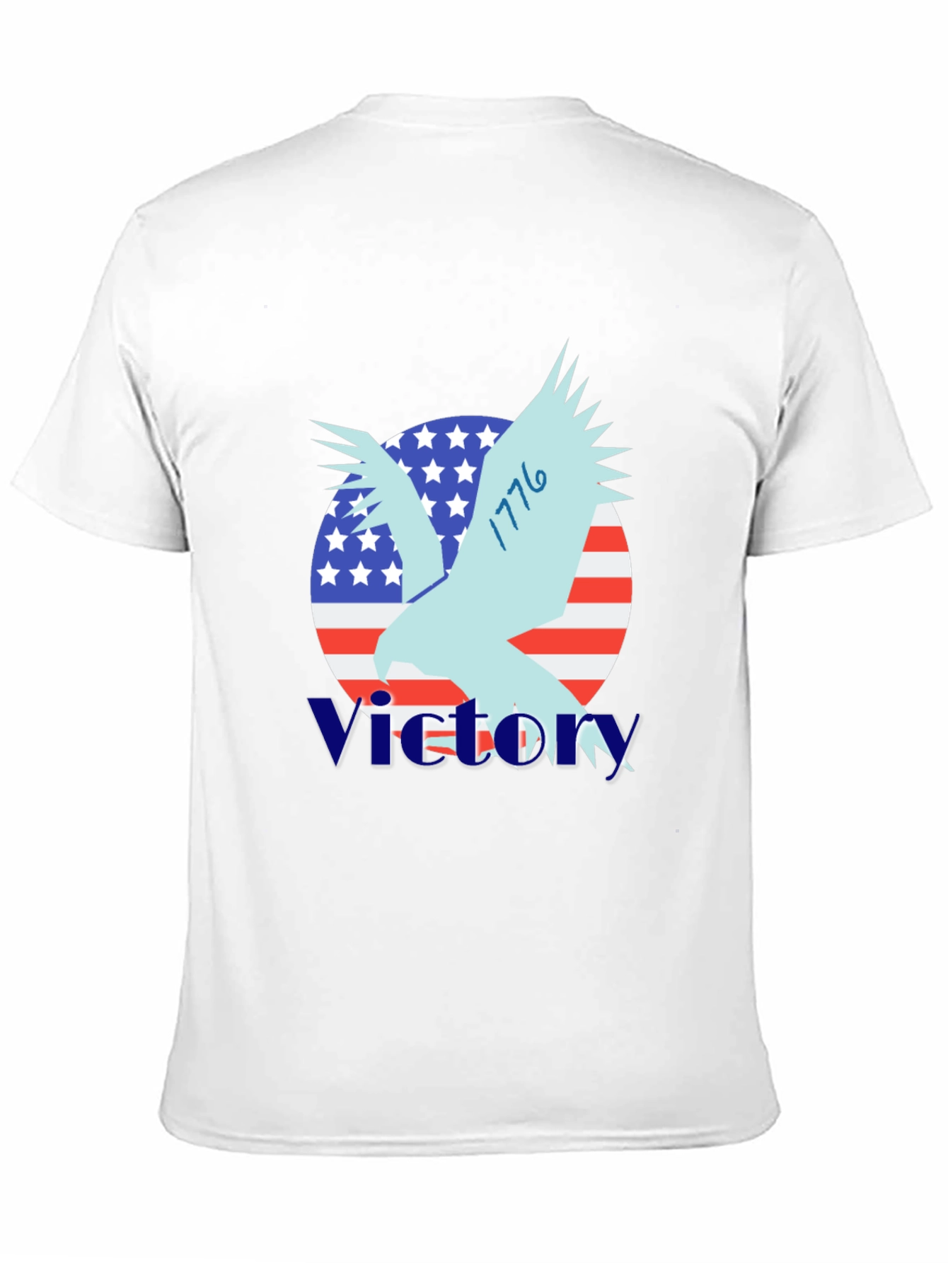 Patriotic Eagle 1776 T-Shirt - Victory Design