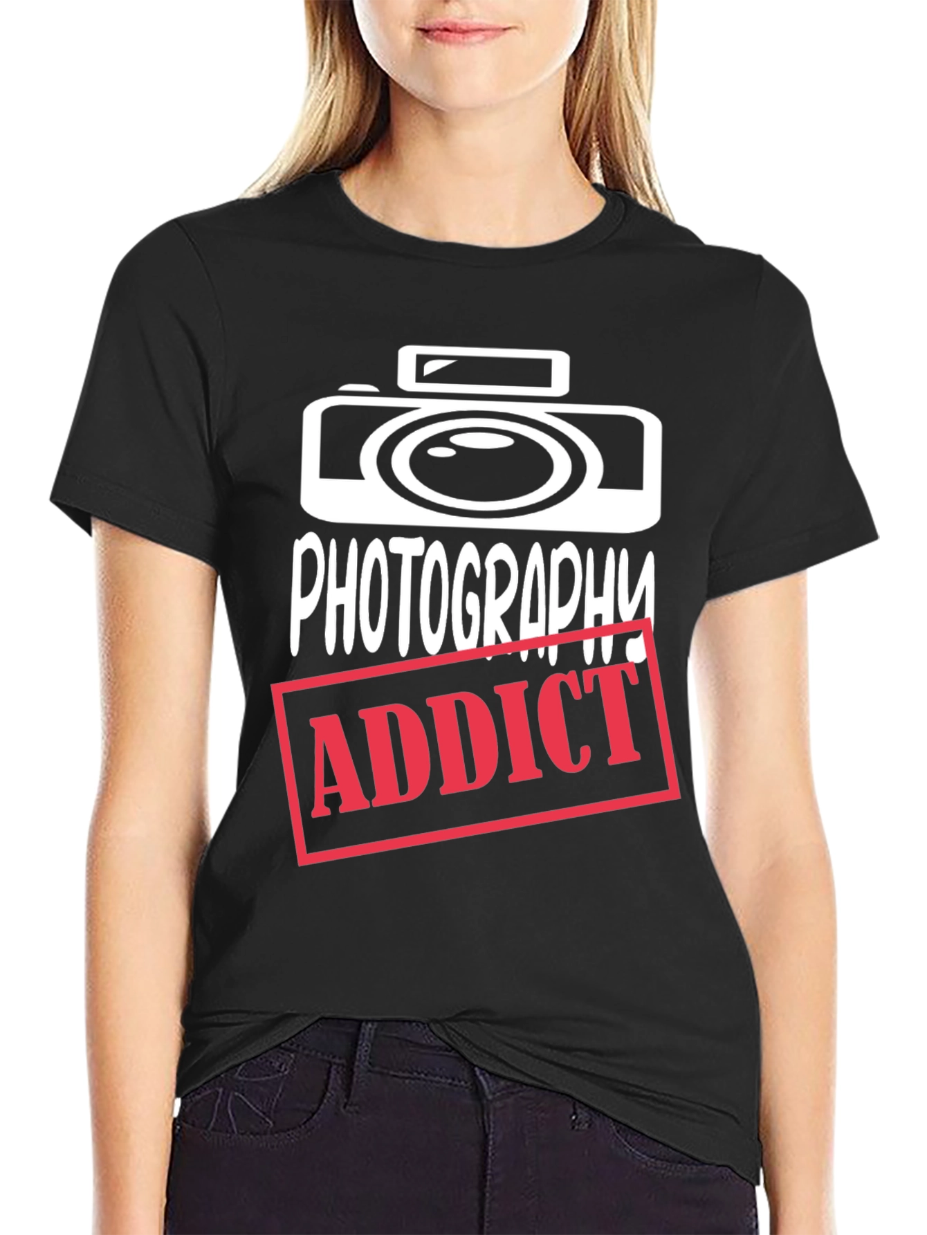 Photography Addict Graphic Tee - Camera T-Shirt