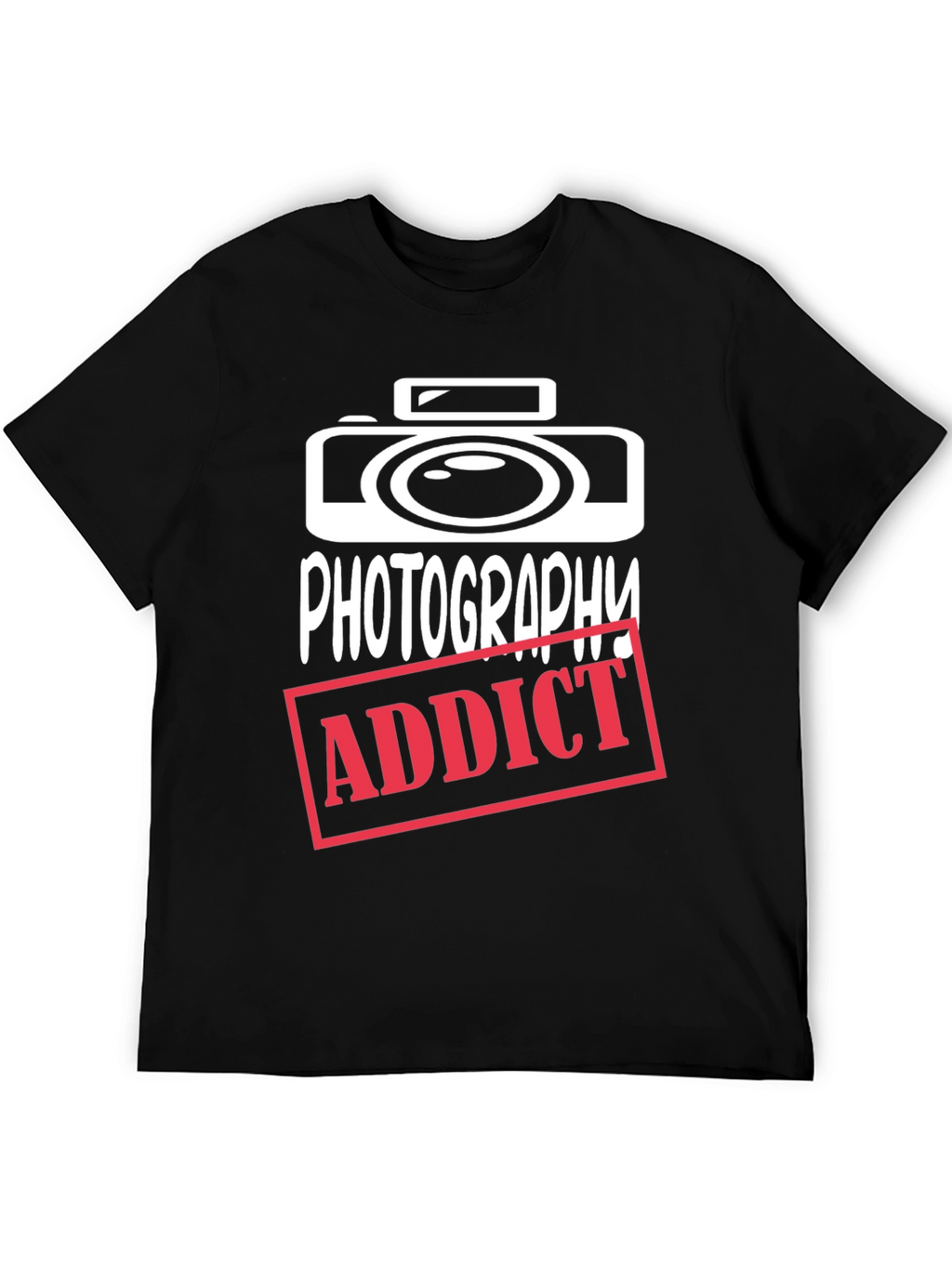 Photography Addict Graphic Tee - Camera T-Shirt