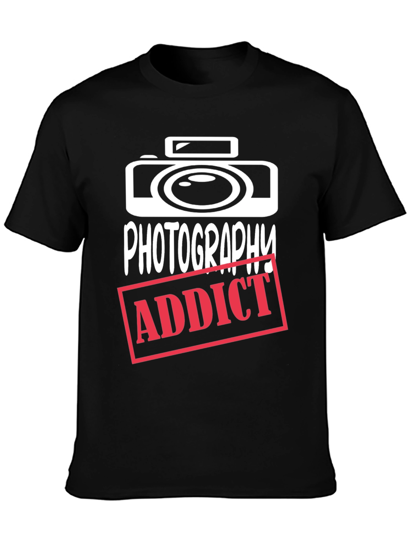 Photography Addict Graphic Tee - Camera T-Shirt