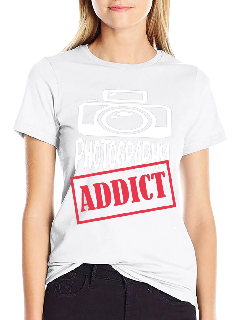 Photography Addict Graphic Tee - Camera T-Shirt