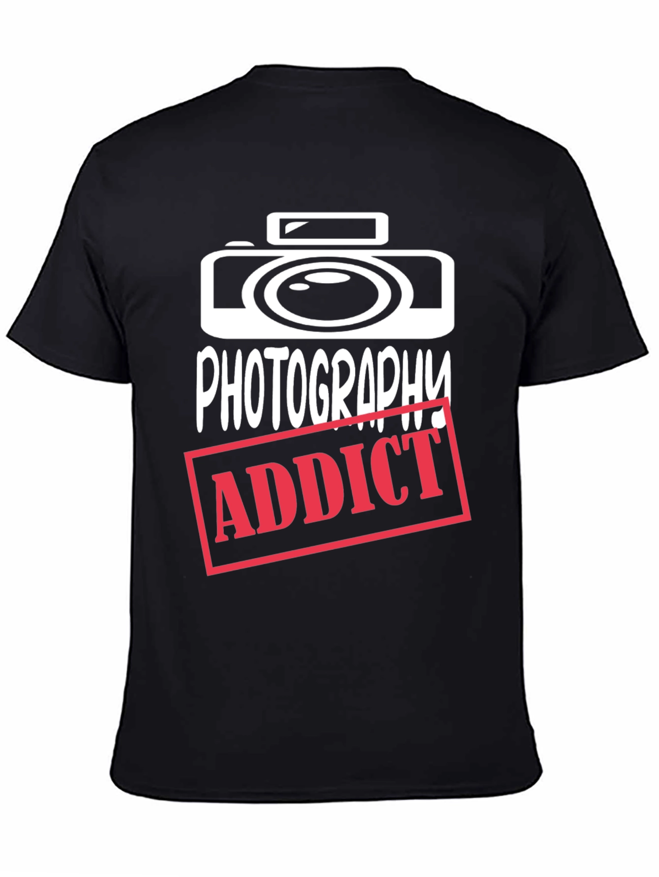 Photography Addict Graphic Tee - Camera T-Shirt