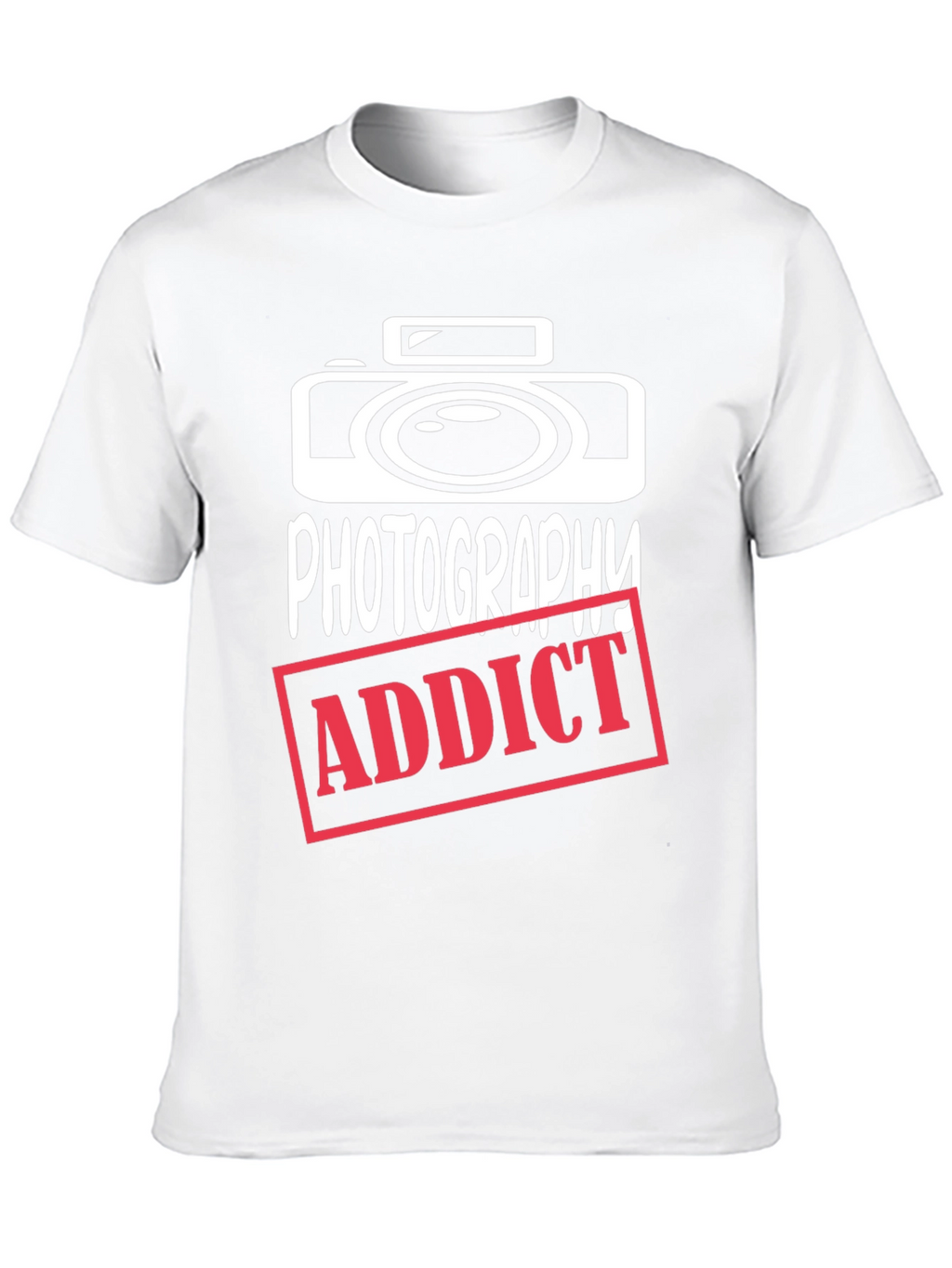 Photography Addict Graphic Tee - Camera T-Shirt