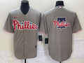 Men's Philadelphia Phillies Gray Replica Team Jerseys