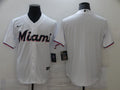 Men's Miami Marlins White Home Blank Replica Jerseys