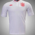 2012 England Home White Retro Soccer Jersey Front