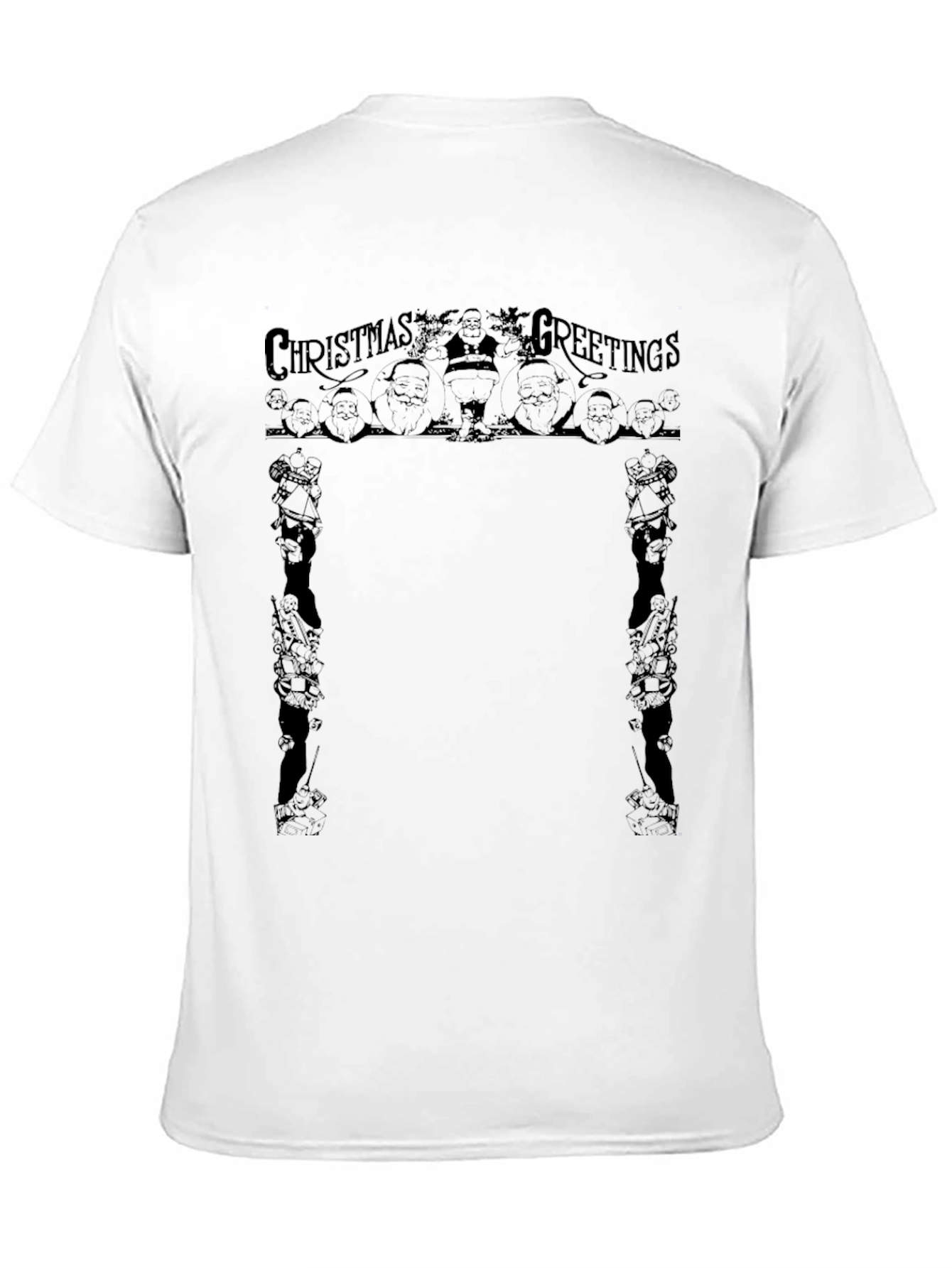 Christmas Greetings Graphic Tee - Holiday Style
