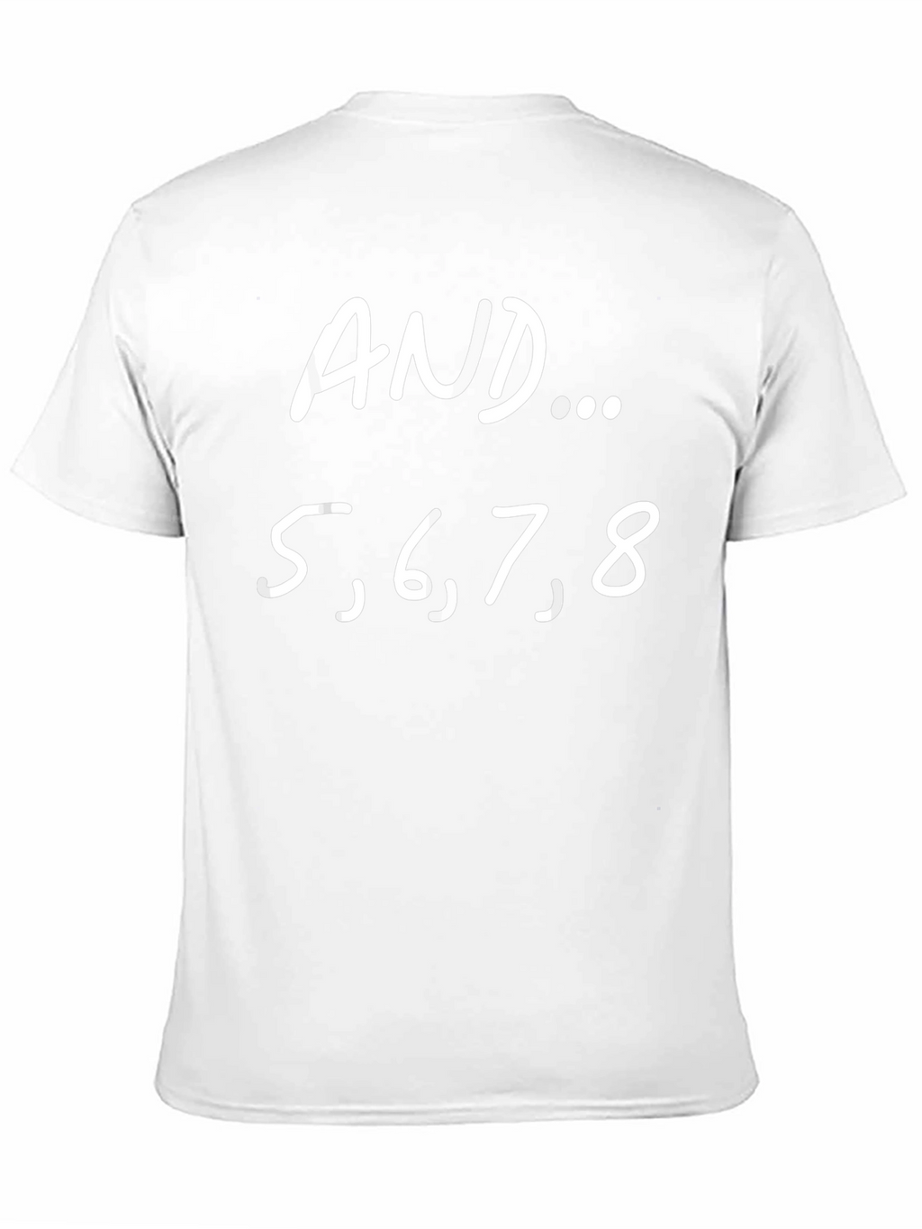 Dance T-Shirt - AND... 5678 - Black Crew Neck