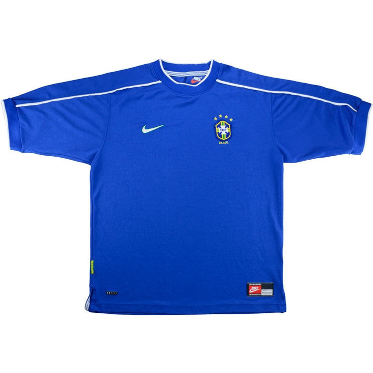 Retro Brazil Away Jersey World Cup 1998 Image 5