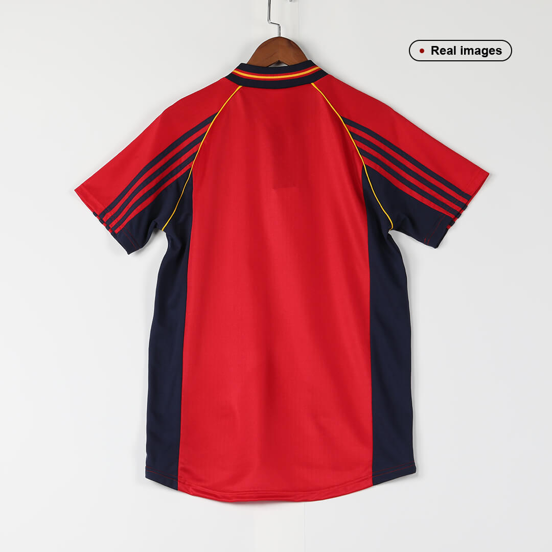 RAÚL #10 Retro Spain Home Jersey World Cup 1998 Image 4