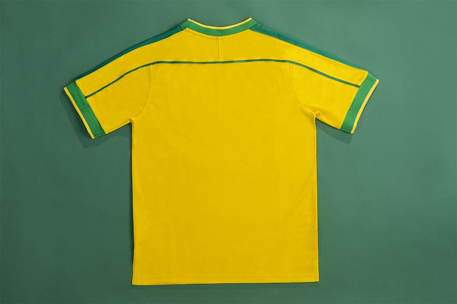 R.CARLOS #6 Retro Brazil Home Jersey World Cup 1998 Image 5