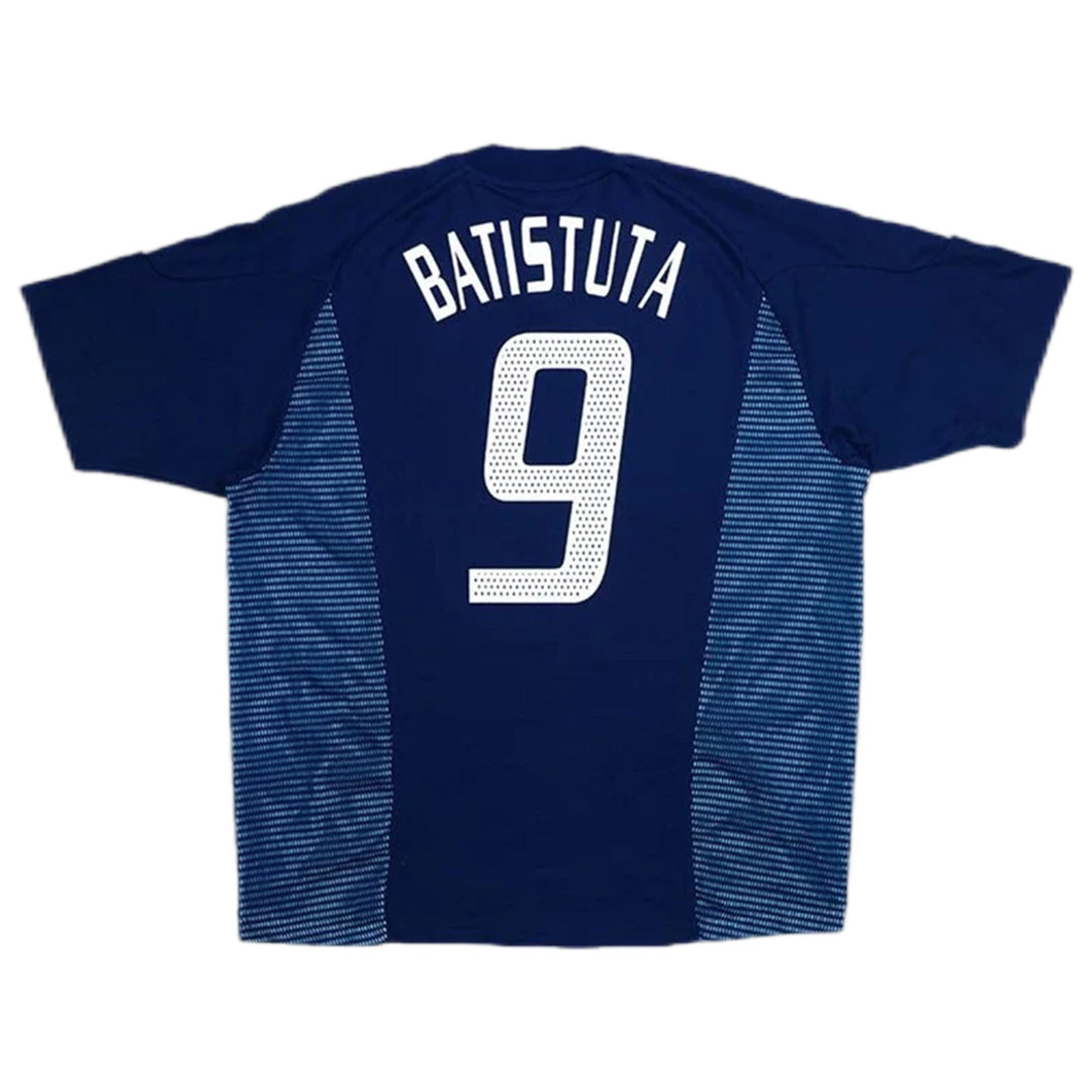 BATISTUTA #9 Retro Argentina Away Jersey World Cup 2002 Front