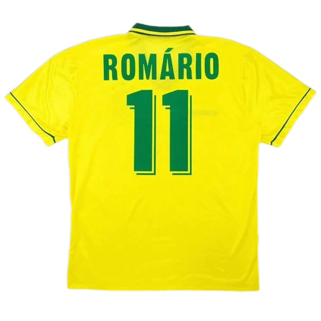 ROMÁRIO #11 Retro Brazil Home Jersey World Cup 1994 Front