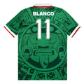 BLANCO #11 Retro Mexico Home Jersey World Cup 1998 Front