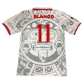 BLANCO #11 Retro Mexico Away Jersey World Cup 1998 Front