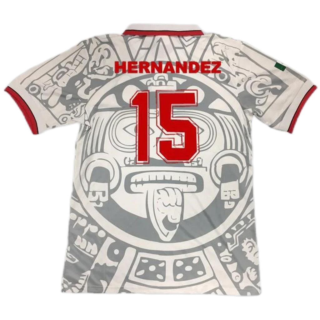 HERNANDEZ #15 Retro Mexico Away Jersey World Cup 1998 Front