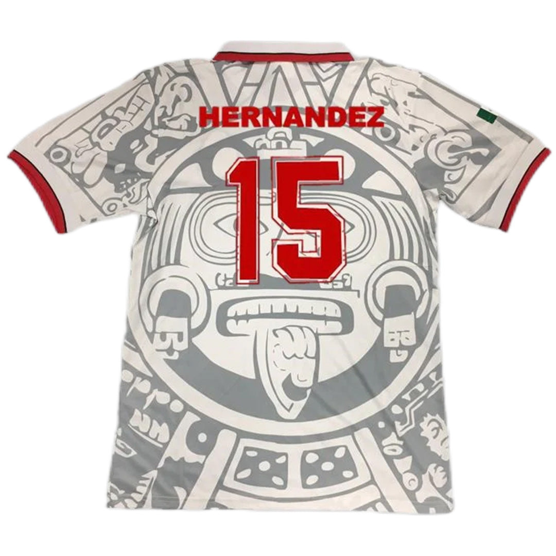 HERNANDEZ #15 Retro Mexico Away Jersey World Cup 1998 Front
