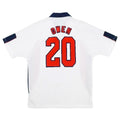 Owen #20 Retro England Home Jersey World Cup 1998 Front