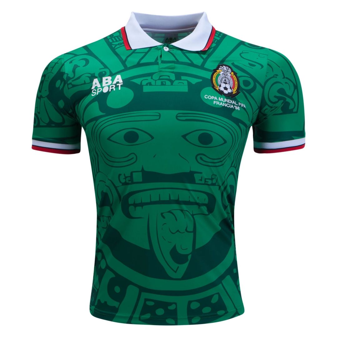 HERNANDEZ #15 Retro Mexico Home Jersey World Cup 1998 Back