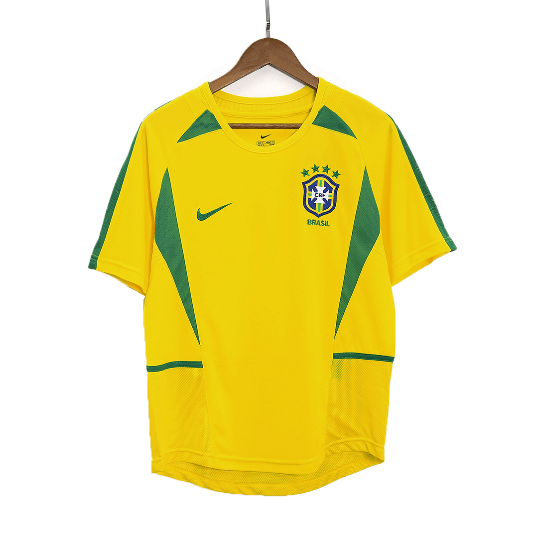 Retro Brazil Home Jersey World Cup 2002 Image 5