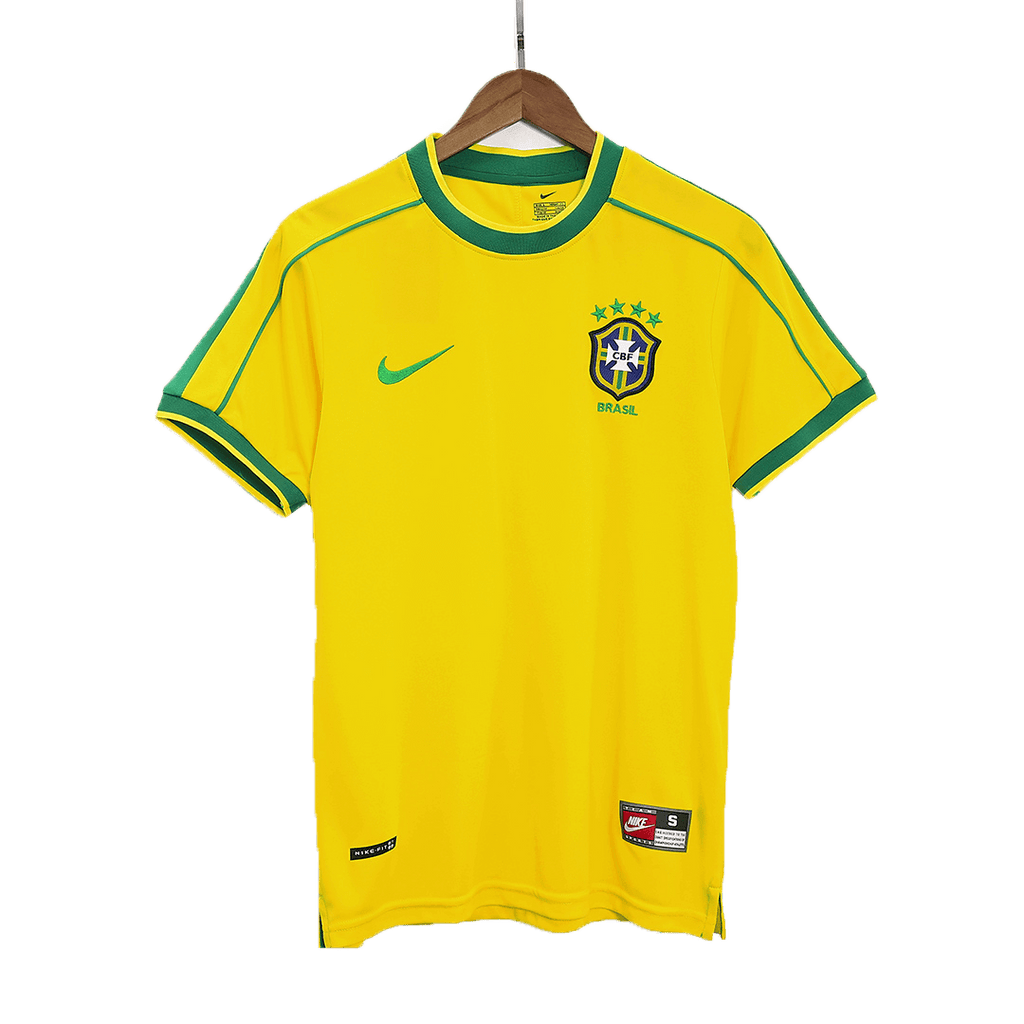 Retro Brazil Home Jersey World Cup 1998 Image 5