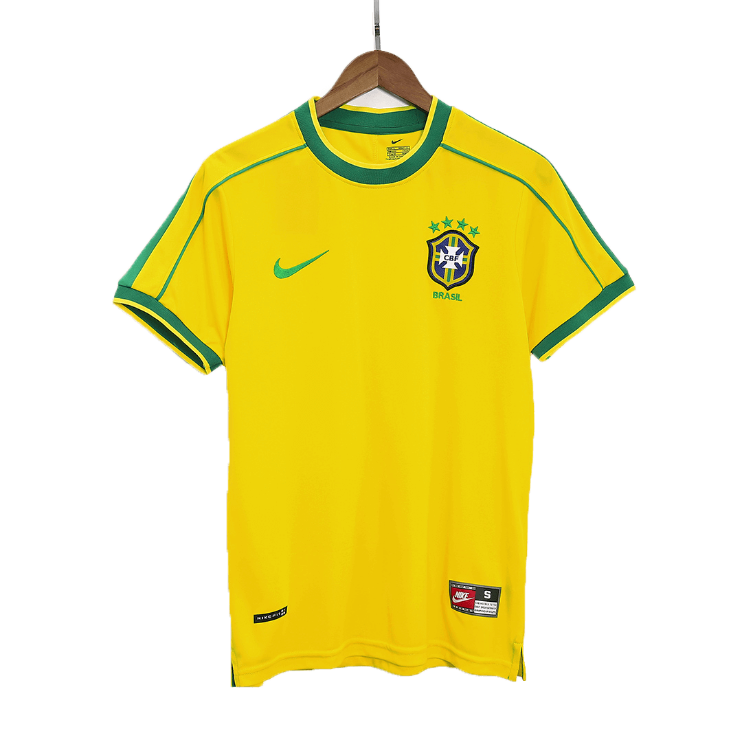 Retro Brazil Home Jersey World Cup 1998 Image 5