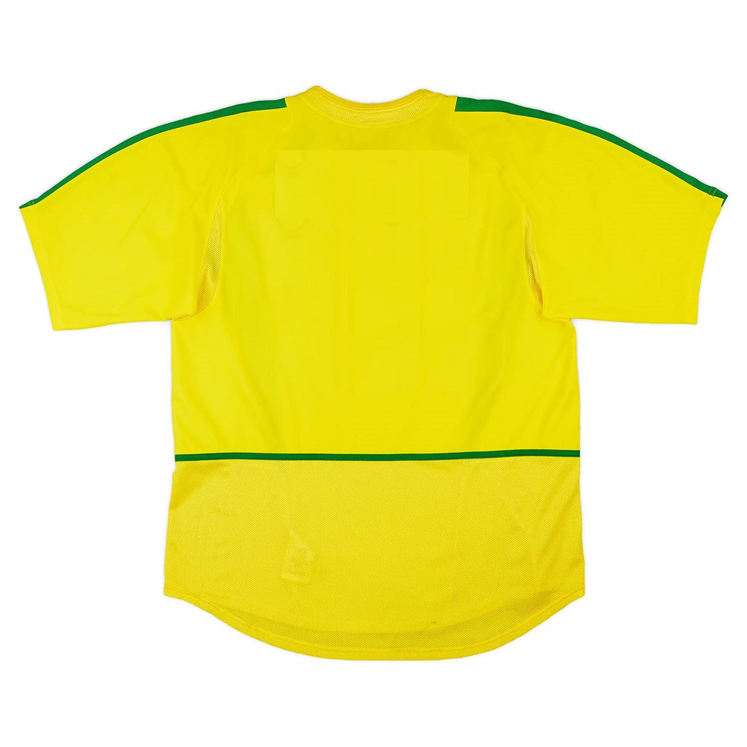 Retro Brazil Home Jersey World Cup 2002 Image 4