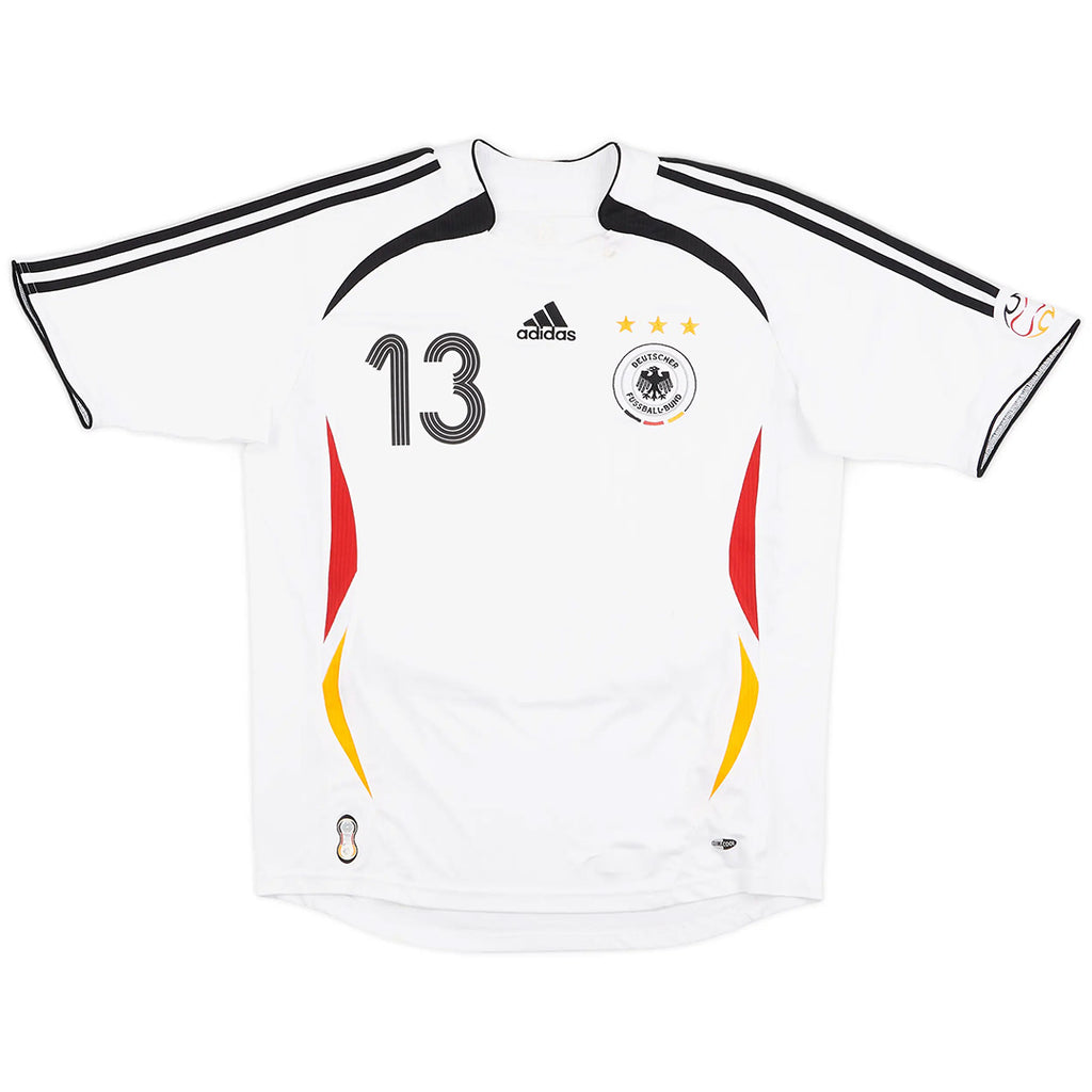 BALLACK #13 Retro Germany Home Jersey World Cup 2006 Back