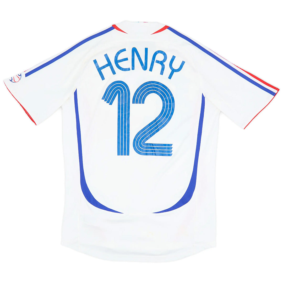 HENRY #12 Retro France Away Jersey World Cup 2006 Front