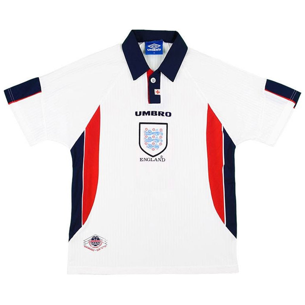 Retro England Home Jersey World Cup 1998 Image 3