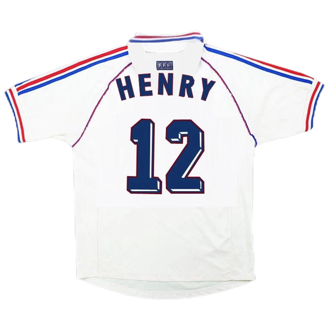 HENRY #12 Retro France Away Jersey World Cup 1998 Front