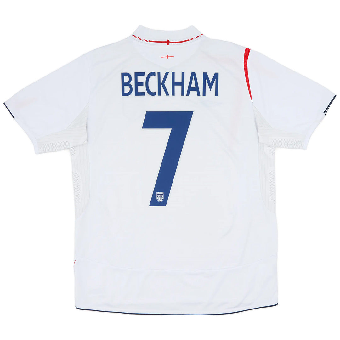 BECKHAM #7 Retro England Home Jersey World Cup 2006 Front