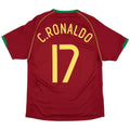 C.RONALDO #17 Retro Portugal Home Jersey World Cup 2006 Front